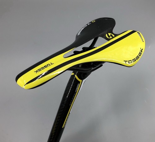 Carbon 3K racing Seat saddle post Seatpost 27.2//30.8//31.6mm MTB Road Bike Yellow