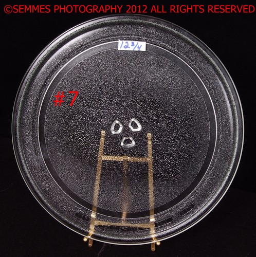 Microwave Glass Plates sizes 2 choose pre-owned Square//Round GE//Samsung//mor 8