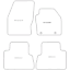 Perfect Fit Negro Durable 100/% Goma Esteras de Coche para FORD C-Max 11-12 Twist /& Vuelta