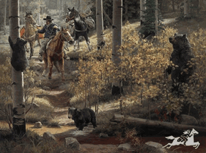 If Mama Ain/'t Happy by Jim Tschetter Cowboy Black Bears