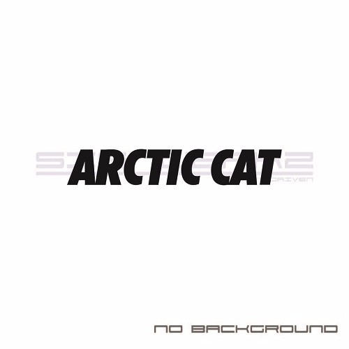 Arctic Cat snowboard text skate car window bumper stickers decals text Pair