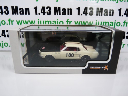 FORD MUSTANG Monte carlo 1965 #180 voiture 1//43 IXO PREMIUMX résine PRD313