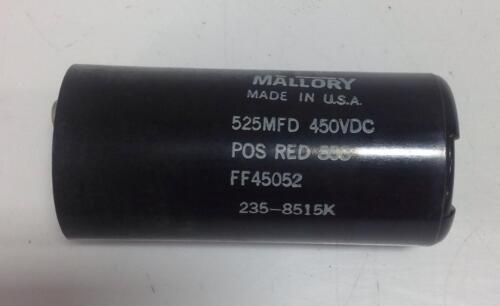 235-8515K MALLORY 525MFD 450VDC CAPACTIOR FF45052