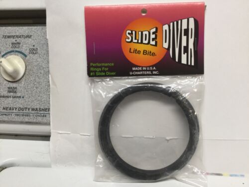 Slide Diver Twin Performance BLACK Ring Set For #1 Slide  Diver, new old stock