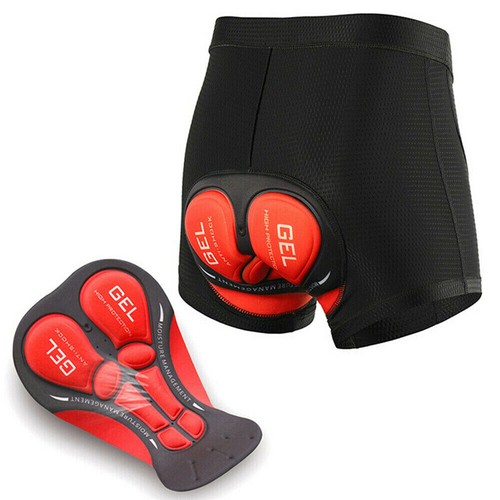 Details about / Radunterhose Unterhose 5D Gel Sitzpolster Fahrradhose MTB Herren//Damen Radhose