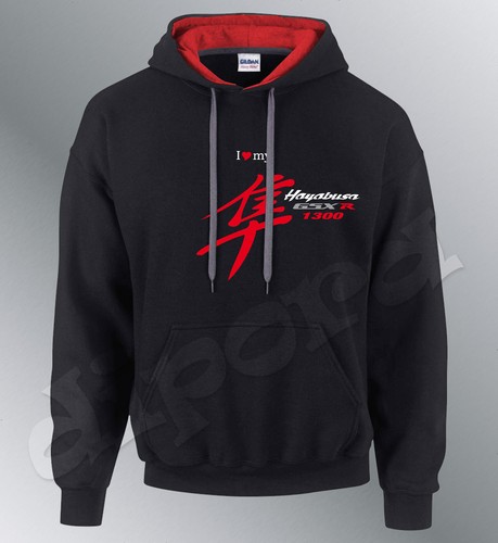 felpa con cappuccio personalizzato Hayabusa moto GSXR 1300 GSX R