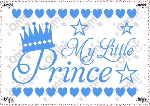 Wall Art Nursery Vinyl Decals Kids Room Prince or Princess Baby Sticker