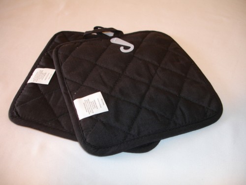 Black Farm Rooster Potholders Set Cotton Kitchen Potholder Set Pot Holders New
