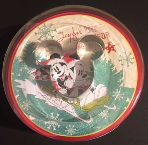 Details about  / Disney Mickey Mouse Christmas Cookie Tin and Cookie Cutter 2011 Price for 1