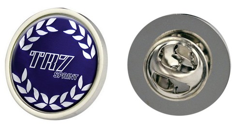 Triumph TR7 Sprint Blue Logo Clutch Pin Badge Choice of Gold//Silver