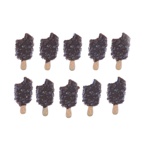 5PCS Miniature Mini Dollhouse Chocolate Popsicle Food Models Home Kitchen DecoB$