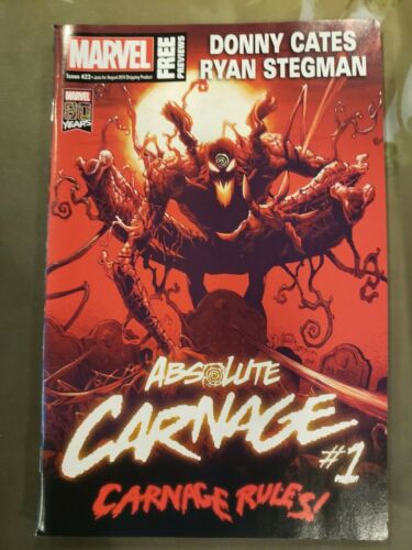 Marvel Preview #23 Absolute Carnage Donny Cates Marvel Comic 1st Print 2019 NM