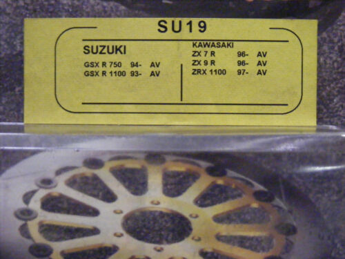 AV plaquettes de frein SEMC SUZUKI GSXR 1300 99-97 1200 BANDIT 01-05  GSX 1400