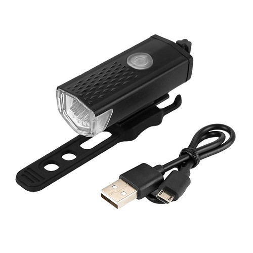 3 Modes Cycling Bicycle LED Lamp USB Rechargeable Bike Front Light Headlight`