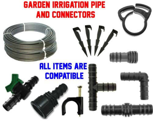 Water supply IRRIGATION PIPE with QUALITY CONNECTORS and ACCESSORIESUK SUPPLY