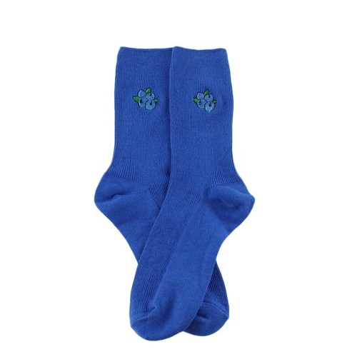 Women Girls Colorful Cartoon Long Socks Cute Fruits Novelty Mid Stockings