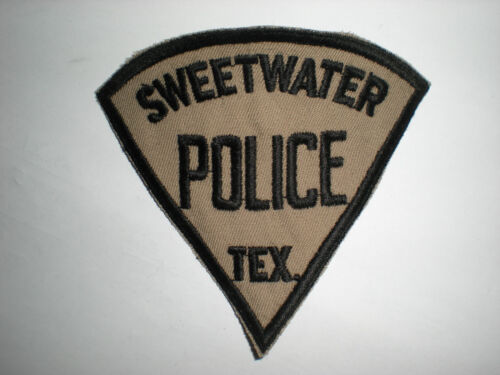 TEXAS POLICE DEPARTMENT PATCH SWEETWATER 
