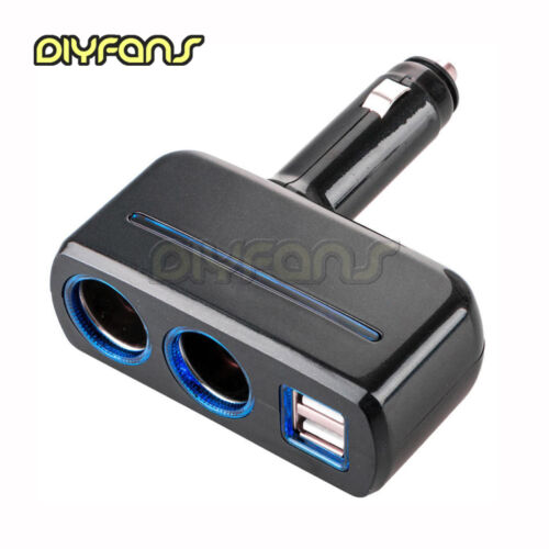 12V/24V Car Zigarette Lighter Socket 3.1A Double USB Sockets Charger Hot 
