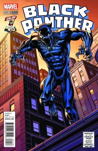 BLACK PANTHER #1 TODD NAUCK CBLDF VARIANT COVER MARVEL COMICS NM OR BETTER 