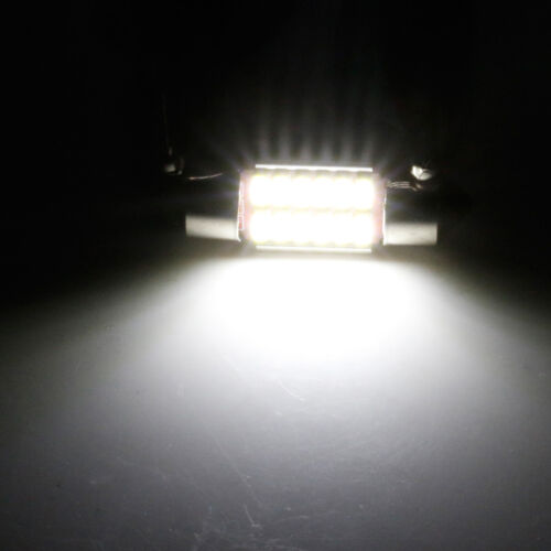 2Pcs x 31mm 4014 12SMD C5W LED Light Canbus Festoon Dome Lamp Car License Plate