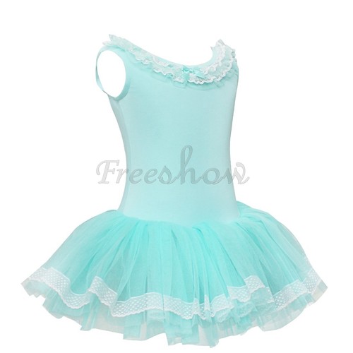 Girls Kids Gymnastic Leotard Ballet Tutu Dress Princess Dancewear Costume Outfit