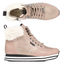 JETTE High-Top-Sneaker Schnürer Metallic-Details Teddyfutter