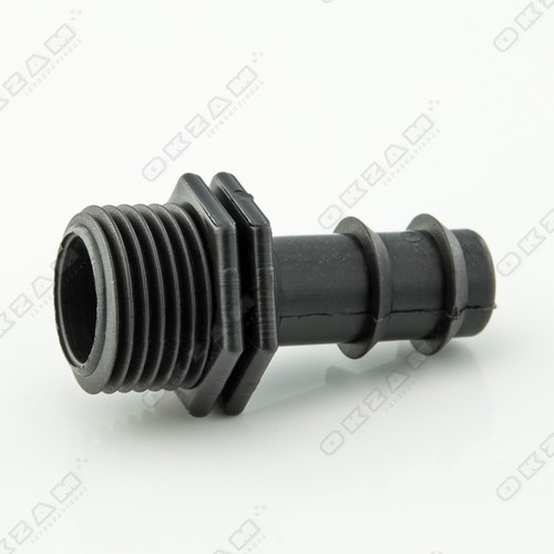 5x Connettori appena a costine 16x1//2/" riduzione sistema di irrigazione tubo PE