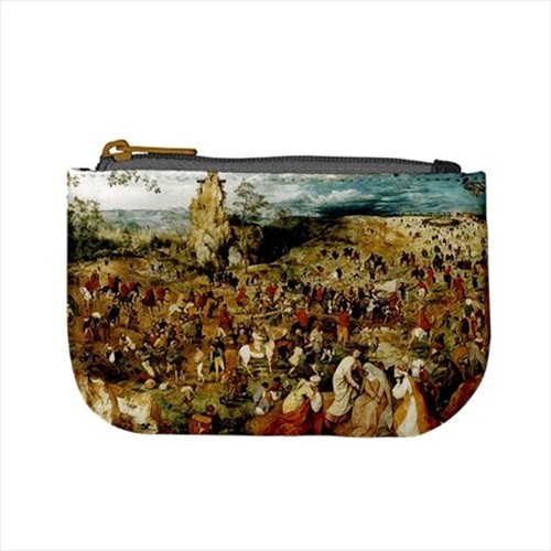Procession to Calvary Pieter Bruegel Mini Coin Purse /& Shoulder Clutch Handbag