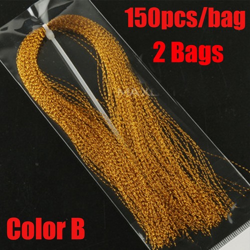 300Pcs Synthetic Fibre Super Hair Fibre Fly Tying Materials for Jig Lure Making