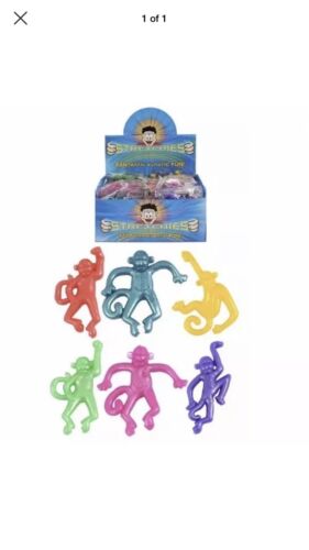 36x STRETCHY MONKEY Party Bag Stocking Fillers Party Bag Novelty Pinata Toy UK