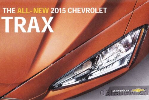 2015 Chevy Trax fold-out info card