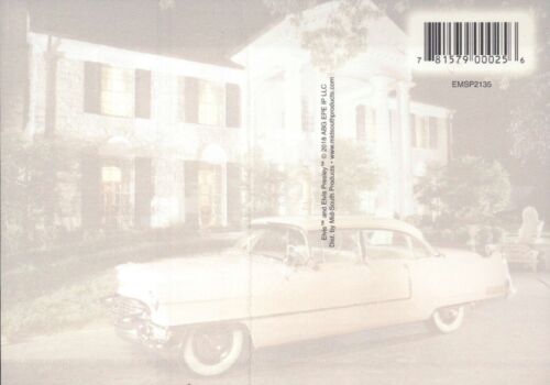 Postcard Elvis Presley Home Graceland with Pink Cadillac Memphis Tennessee TN