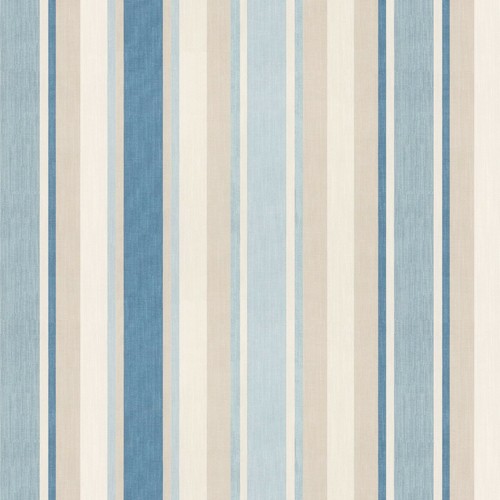 Laura Ashley Toldo Rayas Seaspray Tela De Algodón