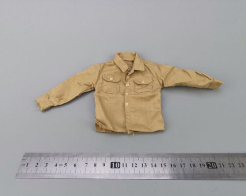 Dragon 1/6th Figure Sand Men's Clothing Long sleeve Shirt For 12" Male Body Doll 