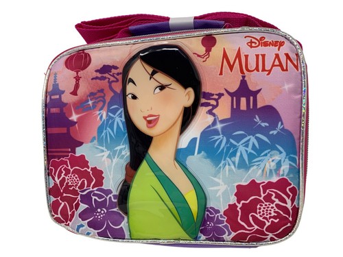 Disney Princess Mulan Deluxe 12/" Toddler Size Backpack Plus Lunch Bag Set