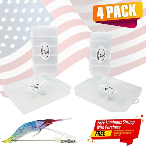 Variation Pack Fishing Lures Storage Organizer Bait Box UFISH 4 Pk Tackle Box