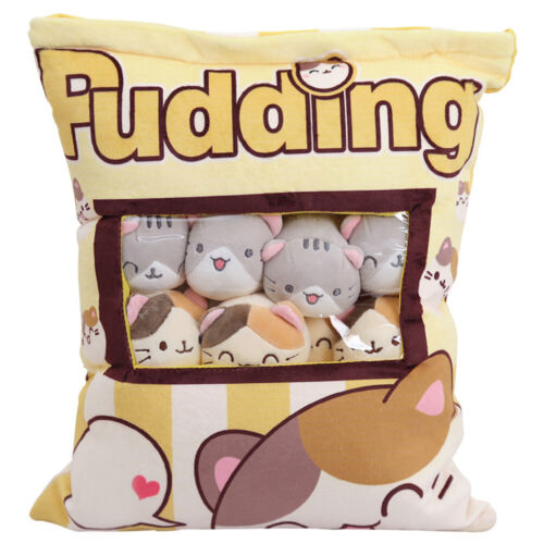 Plush Cute Throw Pillow Stuffed Toys Snack Doll Snack Pillow Pudding Plush Toys 