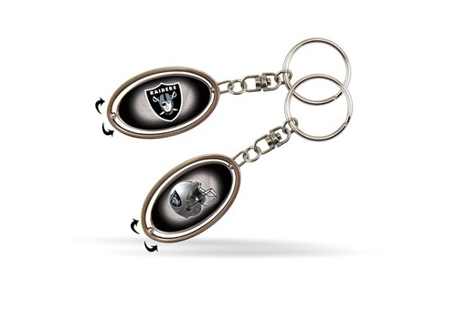 Rico Industries NFL OAKLAND RAIDERS Spinner Schlüsselanhänger NEU//OVP