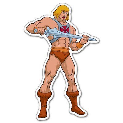 4 Pack  2.5/" He-Man Masters of the Universe Vynil Car Sticker Decal