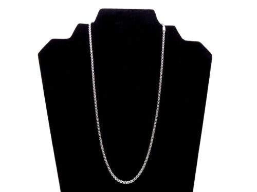 Stainless Steel Plain Chain Necklace 20/"