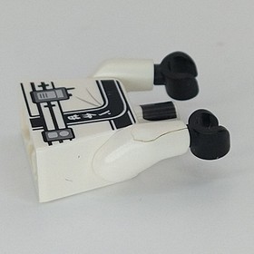 LEGO Torso Ninjago Robe Zane 973pb2806c01 | njo318  njo319 70631 70618