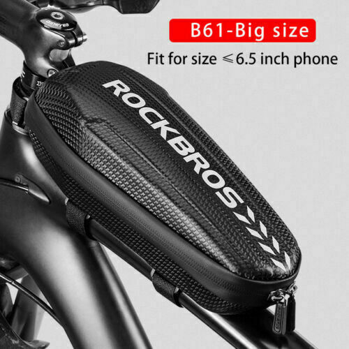 ROCKBROS MTB Road Bike Top Tube Frame Bag Waterproof Bag Cycling Hard Shell