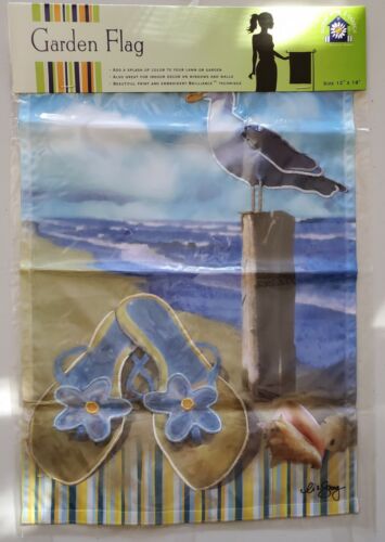 Details about  / Premier Designs /"Cape Cod Summer/" decorative 12 x 18 Coastal garden size flag