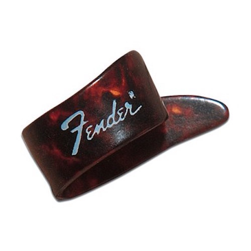 LARGE Fender Guitar THUMB PICKS Classic Celluloid Tortoise Shell 3-Pack