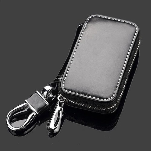 Leather cowhide Car Key Holder Keychain Ring Case Bag Fit For KIA