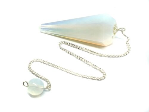 Opalite Pendulum Reiki Crystal Charged Dowsing Divination Gemstone Quality 
