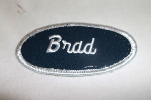 Brad utilisé brodé Sew On Name patch étiquettes couleurs assorties disponibles 