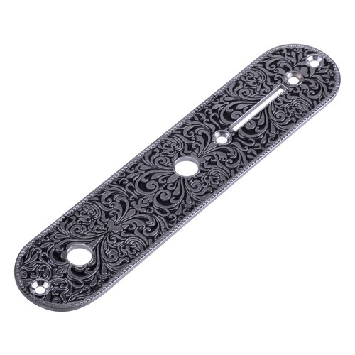 Silber Bridge 6-Sattel-Steuerplatte Passend für Fender Tele 6String E-Gitarre