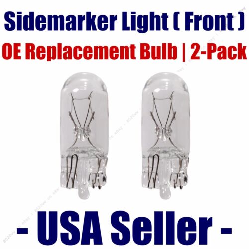 Sidemarker 194 Fits Listed Jeep Vehicles Front Light Bulb  2pk