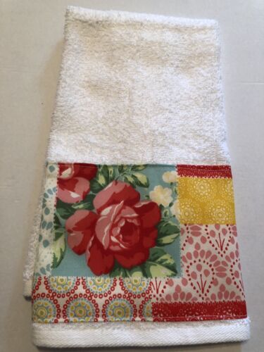 Country Farmhouse Print Decorative Hand Towel 25”L X 16”W 